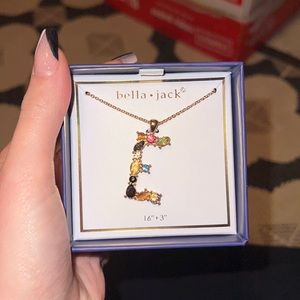 Colorful E necklace